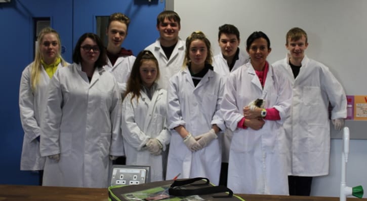 Level 2 Animal Care students from South Eastern Regional College have been involved in running the College’s Animal House.